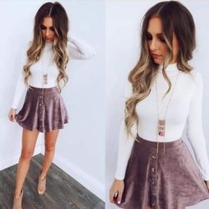 @shophopes Dusty Purple Skirt